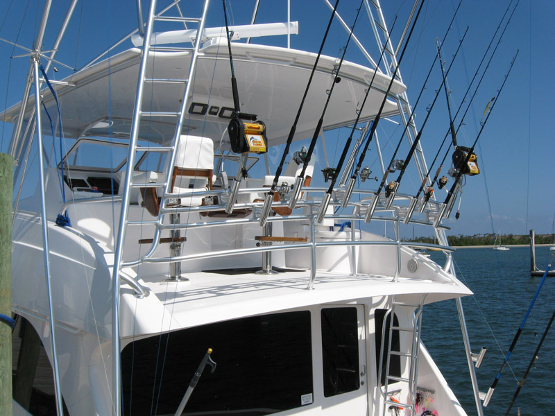 Custom Aft Bridge Rails